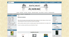 Desktop Screenshot of anticariat-academic.ro